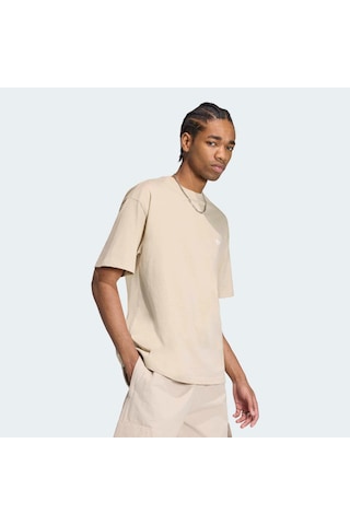 Adidas Trefoil Essentials Erkek Bej Tişört Ia7548 Krem