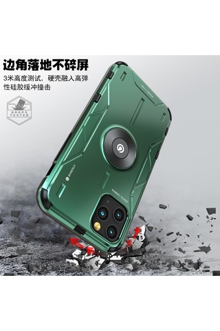 Teltree İphone Uyumlu 11/xr, Huawei Nova6 İçin Şok Emici Kılıf + Araç Tutucu Seti - Kırılmaya Dayanıklı, Kırmızı Renk İphone Uyumlu Xr