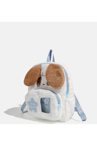 Charhp&kejnt Kızlar İçin Büyük Kapasiteli Ve Sevimli Mor Kedi Peluş Okul Çantası Çizgi Film Sırt Çantası İle Resmi Orijinal Sırt Çantası Diğer