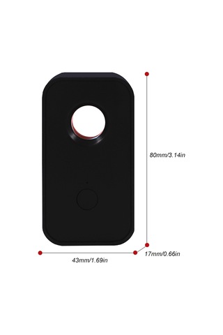 Suofeng Kablosuz Gizli Kamera Dedektörü - Titreşim Alarmlı, Kızılötesi Led'li, Taşınabilir Ve Şarj Edilebilir