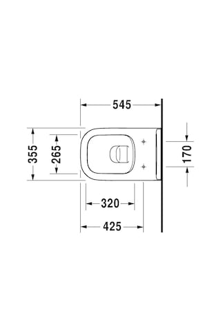 Duravıt D-Code Rımless Asma Klozet 25703900752