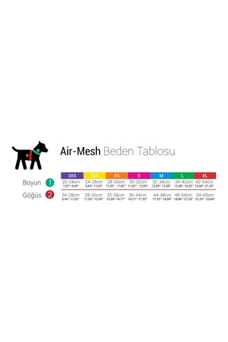 Tailpetz Air-mesh Köpek Göğüs Tasması Olive, 3xs Genel