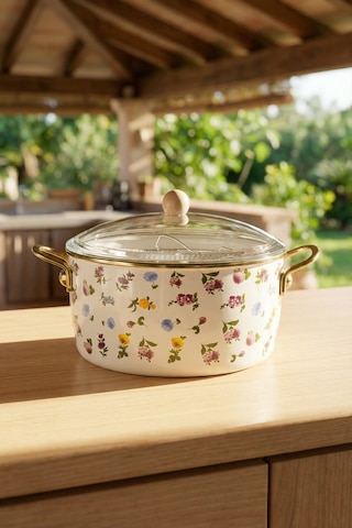 Petit Fleur Kızartma Tenceresi - 22 Cm Çok Renkli