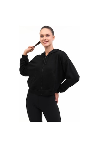 Lumberjack Siyah Kadın Sweatshirt A102027310 Siyah