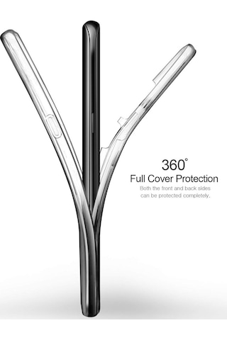 Teknomoda Samsung Uyumlu Galaxy Note 8 360 Derece Kilif Seffaf Silikon Ön Arka 397700746