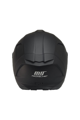 Mts X340 Fullface Gold Camlı Motosiklet Kaskı Mat Siyah