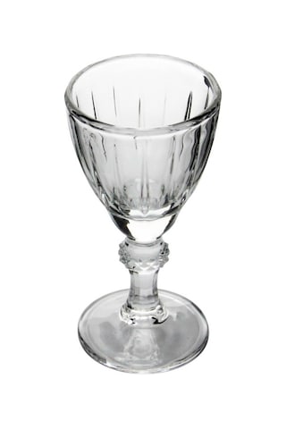 Perotti Marley Gravürlü Ayaklı Cam Kahve Yanı Su Bardağı