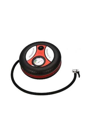 Araç Lastik Hava Kompresörü Yuvarlak Taşınabilir 12volt 260psi