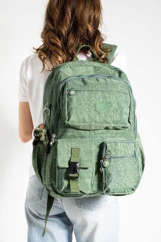 Ultra Hafif Çok Cepli Su Geçirmez Sırt Çantası Unisex Yeşil Model: 571-1k - Yeşil