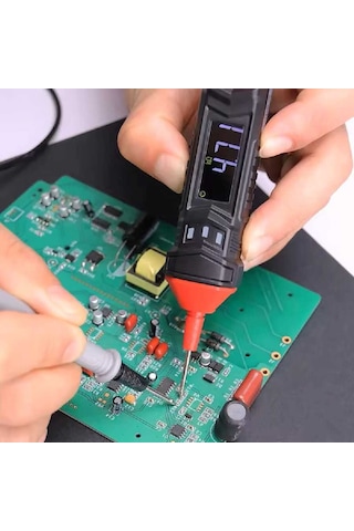 Mayilon HT121 Işıklı Alarmlı Fenerli Kalem Tip Akıllı Multimetre