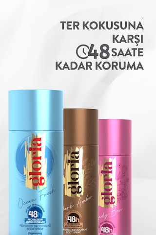 Kadın Deodorant Set 3x150 Ml Dark Amber - Lady Bos - Ocean Fresh