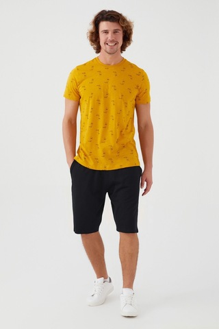 Arnetta Parrot Hardal Erkek Bermuda Takım 001