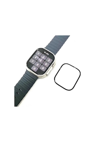 Watch Ultra 49mm Mkst Pmma Pet Saat Ekran Koruyucu - Siyah