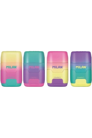 Mılan 4721116 Compact Sunset Kalemtraş Silgi 16Lı