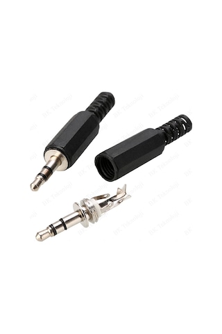 2.5mm Stereo Erkek Jak Lehim Konektörü