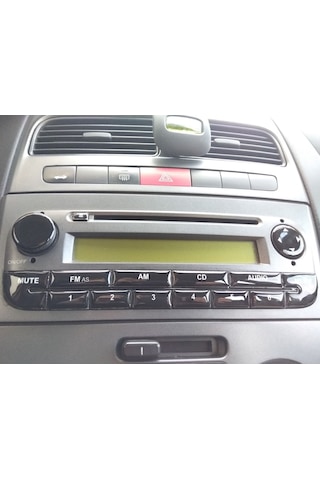 Fiat Punto Teyp Tuş Takımı Pianoblack Parlak Siyah Maun Tuş