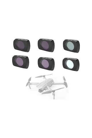 Dji Mavic Air 2 Lens Filtre Mcuv Cpl Nd4 Nd8 Nd16 Nd32 6 Lı Set