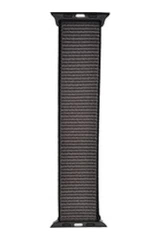 Apple Watch Ultra 49mm Kordon Uyumlu Krd-03 Hasır Strap Kayış - 44-anchor Gray
