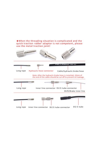 Monyee Jant Ve Yol Bisikleti İçin Karbon Çerçeve Kablo/gaya Tel Çekici, Miknatısli İç Gidiş Kablo Yönlendirici Araç Rl217 Çok Renkli