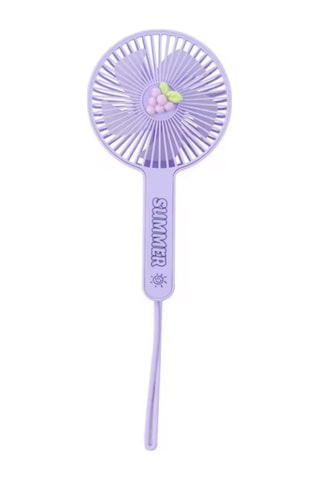 Avuç İçi Taşınabilir Şarjlı Vantilatör Mini El Fanı Ys-2289 Mor