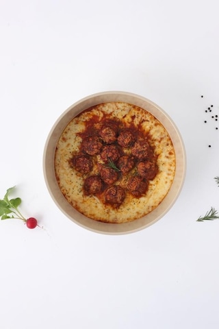 Fika Alüminyum Döküm Yuvarlak Fırın Tepsisi Bej 28cm Krem