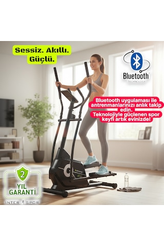 Dynamic Voit Star Collection SC300 Manyetik Eliptik Kondisyon Bisikleti - Elden Nabız Ölçer - Siyah
