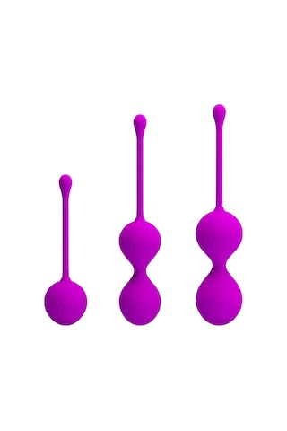 Lilitu Shop Pretty Love Kegel Ball 3'lü Kegel Vajinal Masaj Zevk Topları