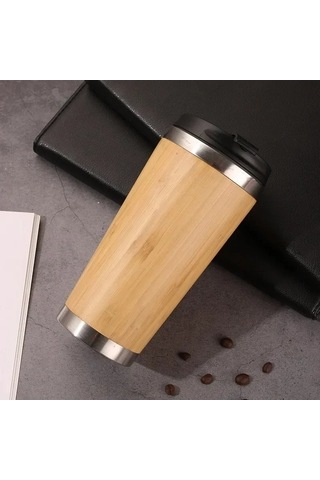 Pazly Vakum Termos Su Şişesi Şişeler Paslanmaz Diğer Çevirme Çelik Bambu 16 Hh Diğer