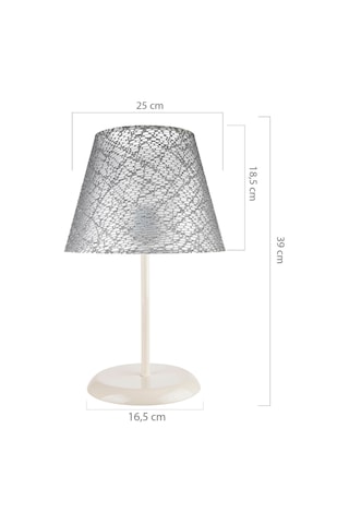 Sarah Abajur Krem Ayak / Gri File Şapka Diğer