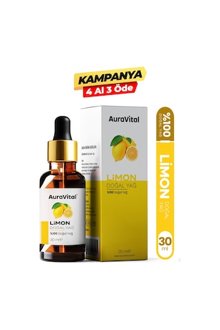 Limon Yağı 30 Ml %100 Saf Ve Doğal 30 ML