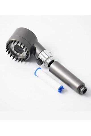 Masaj Taraklı 3 Fonksiyon Açkapa Pvc Duş Hortumu Mafsal Duş Takım