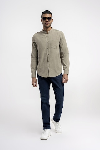 Loft Lf2014781 Erkek Uzun Kollu Gömlek Khaki