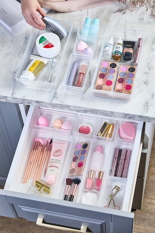 Bade 14 Parça Çekmece İçi Kaşıklık Düzenleyici Organizer - Çatal Şeffaf