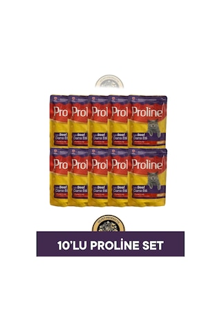 Proline Pouch Dana Etli Yaş Kedi Maması 10x85gr