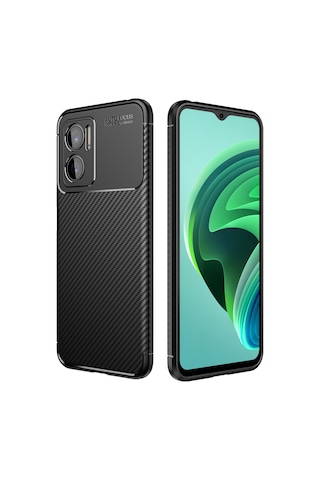 Xiaomi Redmi Note 11E Kılıf Negro Karbon Tasarım Silikon Kılıf