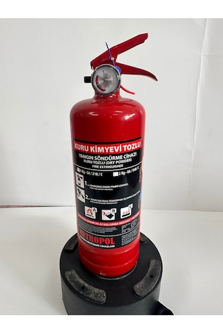 Yangın Söndürme Tüpü Abc Tozlu 1kg Yeni Tarihli Tüv-türk Muayeneye Uyumlu Garantili