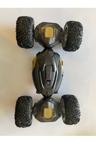Ctoys Işıklı Sesli Uzaktan Kumandalı 360 Derece Dönebilen Araç Siyah