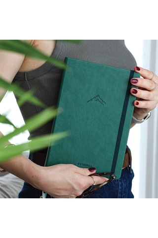A5 Bullet Journal Noktalı Defter 140 Gr. 80 Yaprak Forest