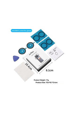 Maiyame Insta360 One X2/x3 Kamera Lens Koruyucu, Ön-arka Tam Kapak, Yüksek Işık Geçirgenliği, Darbeye Dayanıklı, Tam Uyumlu Pc Malzeme