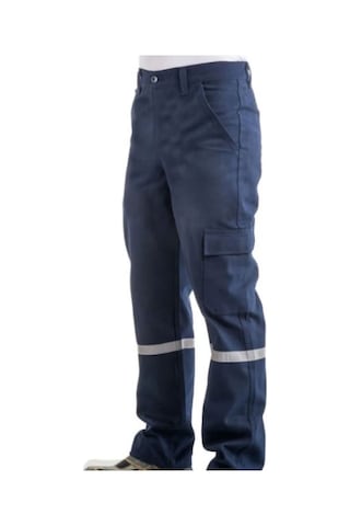 Aka Gabardin Pantolon 16/12 %100 Pamuk Reflektörlü Kargo Cepli La Lacivert