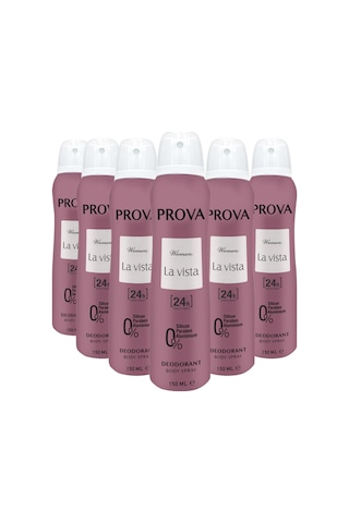 Prova La Vista Kadın Deodorant 6 x 150 ML