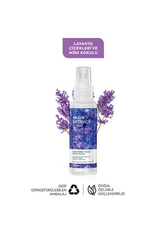 Avon Lavender Calm Lavanta ve Misk Kokulu Vücut Spreyi 3 x 100 ML