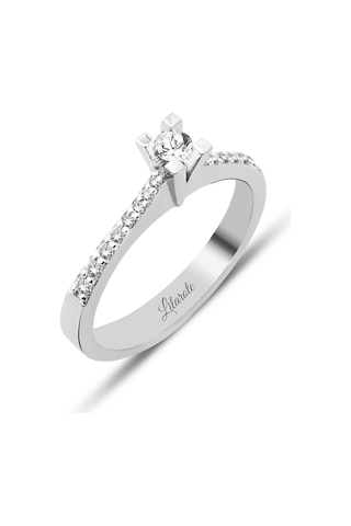 Pırlanta Modern Tektaş Yüzük