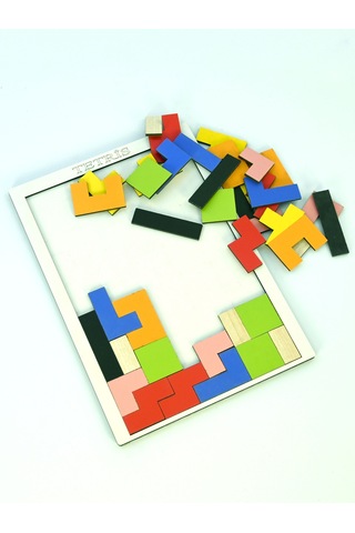 CapellaWoodWorks Ahşap Puzzle 3'lü Oyun Seti