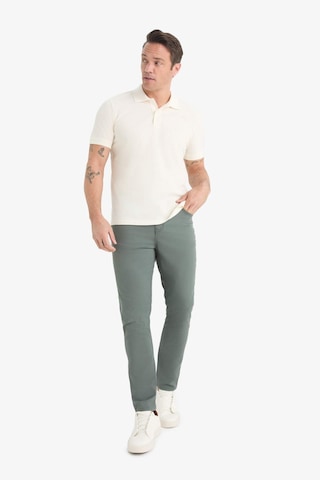 DeFacto Yazlık Gabardin Chino Kanvas Pantolon Slim Fit Dar Kesim Dar Paça Cepli B2089AX25SPGN826