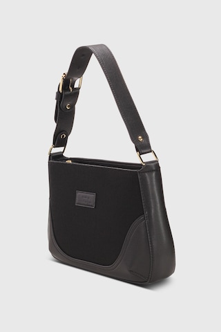 Housebags Siyah Ayarlanabilir Omuz Askılı Vintage Bag Siyah