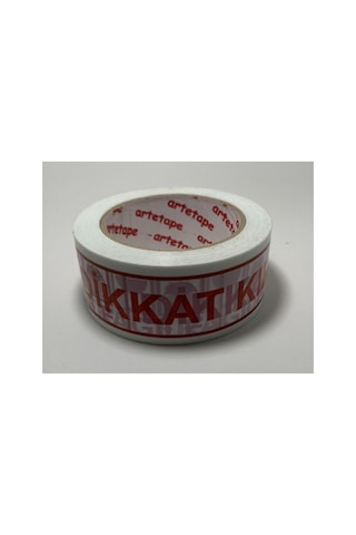 Artetape 45 Mm X 100 M Baskılı Koli Bandı-dikkat Kırılır Fragile 1