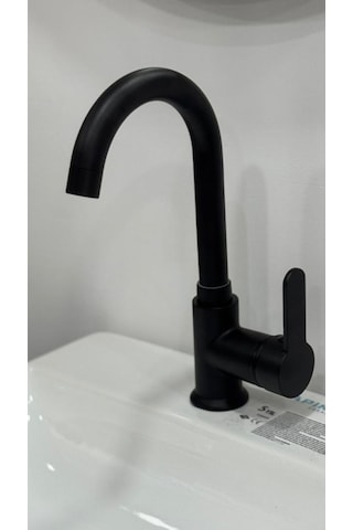 Armour Armatür Lüks Lavabo Bataryası Siyah Siyah