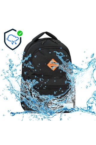 Günlük Seyehat Okul Sırt Çantası 123 Siyah