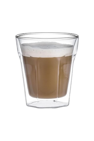 Leggno Vetro Borosilikat Çift Camlı Espresso Bardak 80ml 2ad Diğer